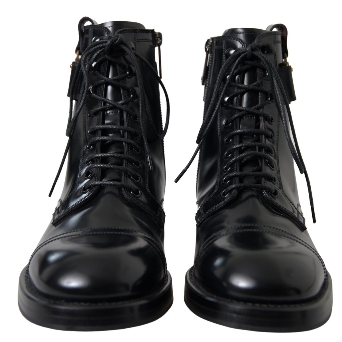 Elegant Black Leather Formal Boots