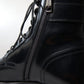 Elegant Black Leather Formal Boots