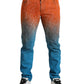 Multicolor Ombre Cotton Slim Fit Denim Jeans