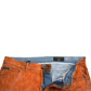 Multicolor Ombre Cotton Slim Fit Denim Jeans