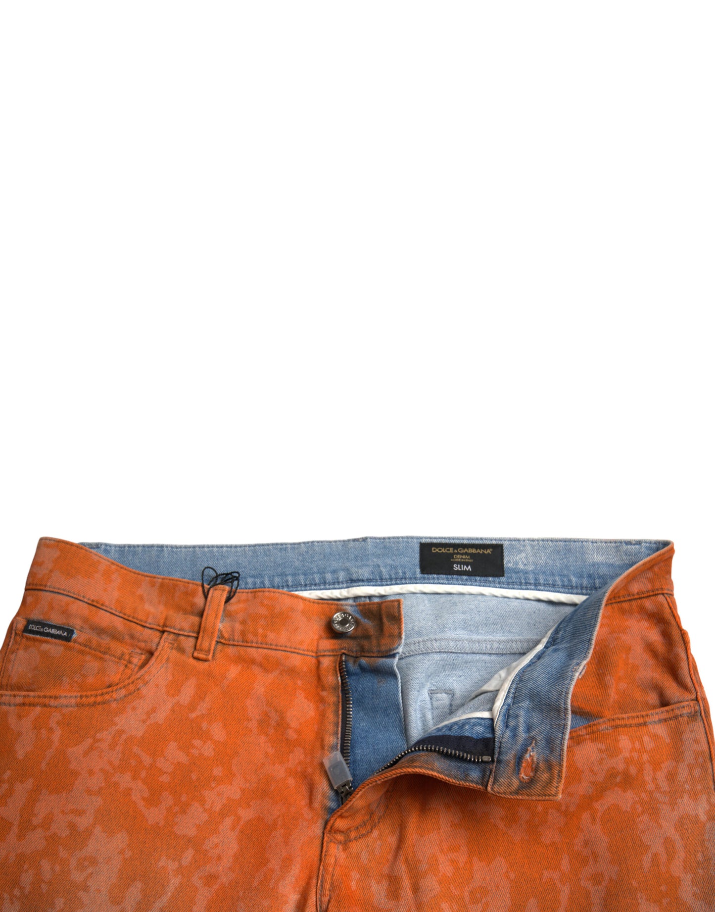 Multicolor Ombre Cotton Slim Fit Denim Jeans