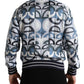 Multicolor Logo Print Bomber Blouson Jacket