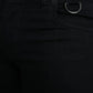 Black Cotton Stretch Skinny Denim Jeans