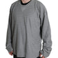 Gray Crewneck Pullover Silk Top Sweater
