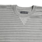 Gray Crewneck Pullover Silk Top Sweater