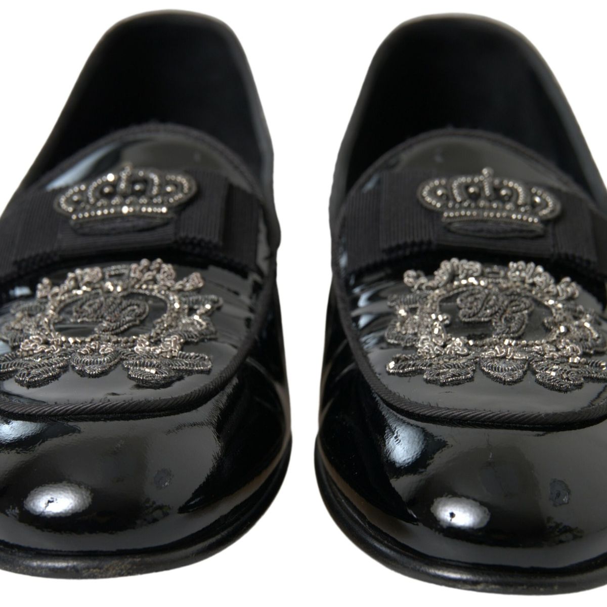 Elegant Black Patent Leather Loafers