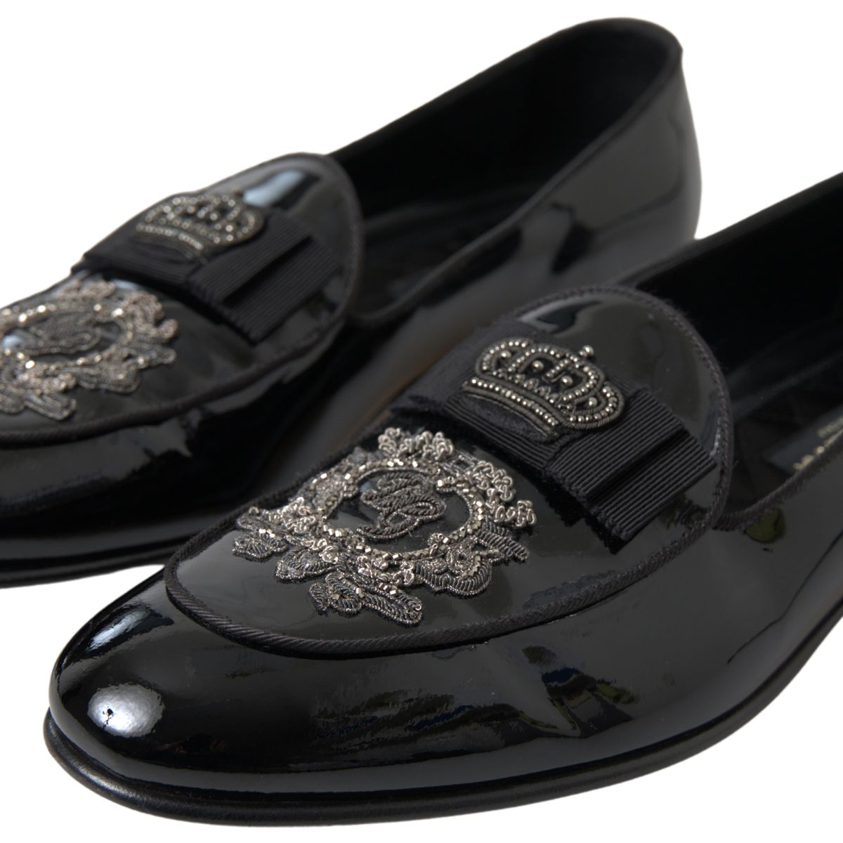 Elegant Black Patent Leather Loafers