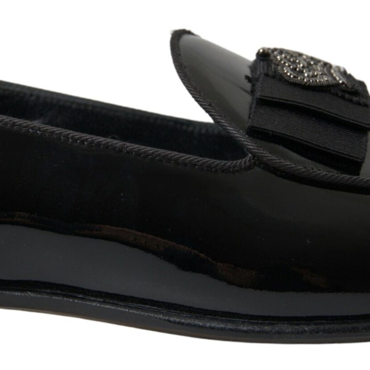 Elegant Black Patent Leather Loafers