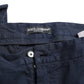 Dark Blue Cotton Stretch Slim Fit Dress Pants