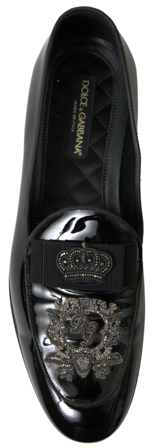 Elegant Black Patent Leather Loafers