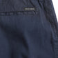 Dark Blue Cotton Stretch Slim Fit Dress Pants