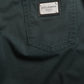 Green Cotton Stretch Skinny Men Denim Jeans