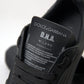 Elegant Black Low Top Leather Sneakers