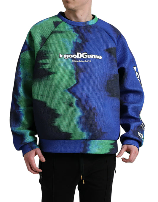 Multicolor Logo Crewneck Pullover Sweater