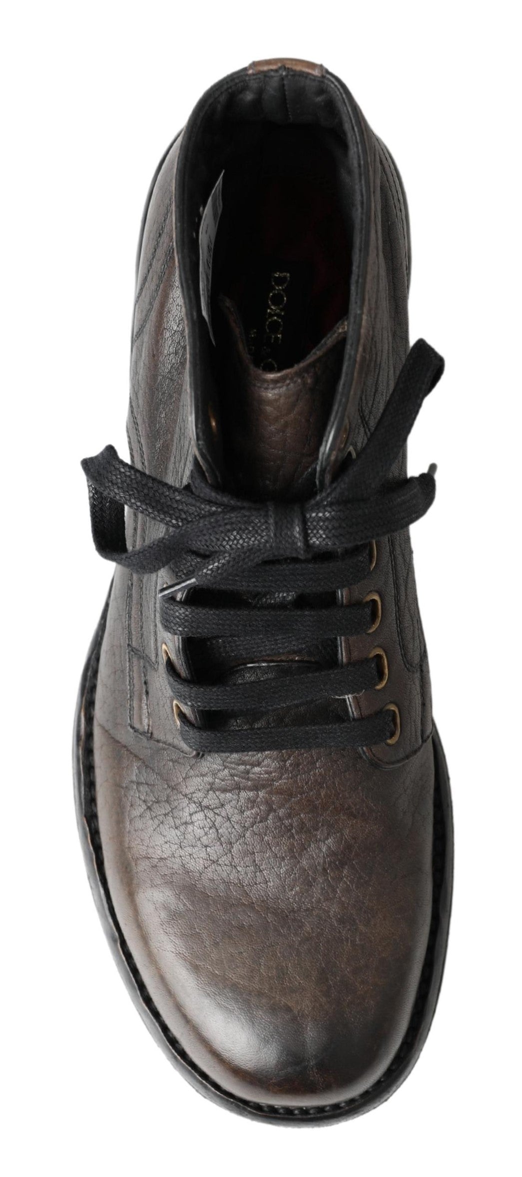 Elegant Leather Lace-Up Boots for Men