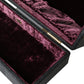 Black Iguana Leather Lock Box Shoulder Hand Luggage Bag
