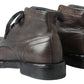 Elegant Leather Lace-Up Boots for Men