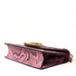 Pink Exotic Leather DEVOTION HEART Top Handle Shoulder Bag