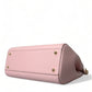 Pink Leather SICILY DG Family Motive Tote Shoulder Bag
