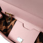Pink Leather SICILY DG Family Motive Tote Shoulder Bag