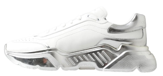 White Leather Sports DAYMASTER Sneakers Shoes