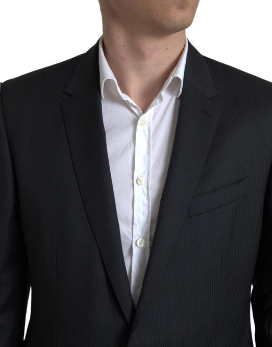 Elegant Black Two-Piece Slim Fit Suit