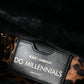 Black Faux Fur Leather DG Millennials Panther Bag