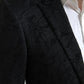 Sophisticated Black Two-Piece Martini Suit