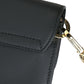 Black Calf Leather Large Logo Document Holder Clutch Bag