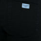 Black Cotton Stretch Denim Skinny Jeans