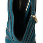 Chic Blue Peep Toe Stiletto Ankle Booties