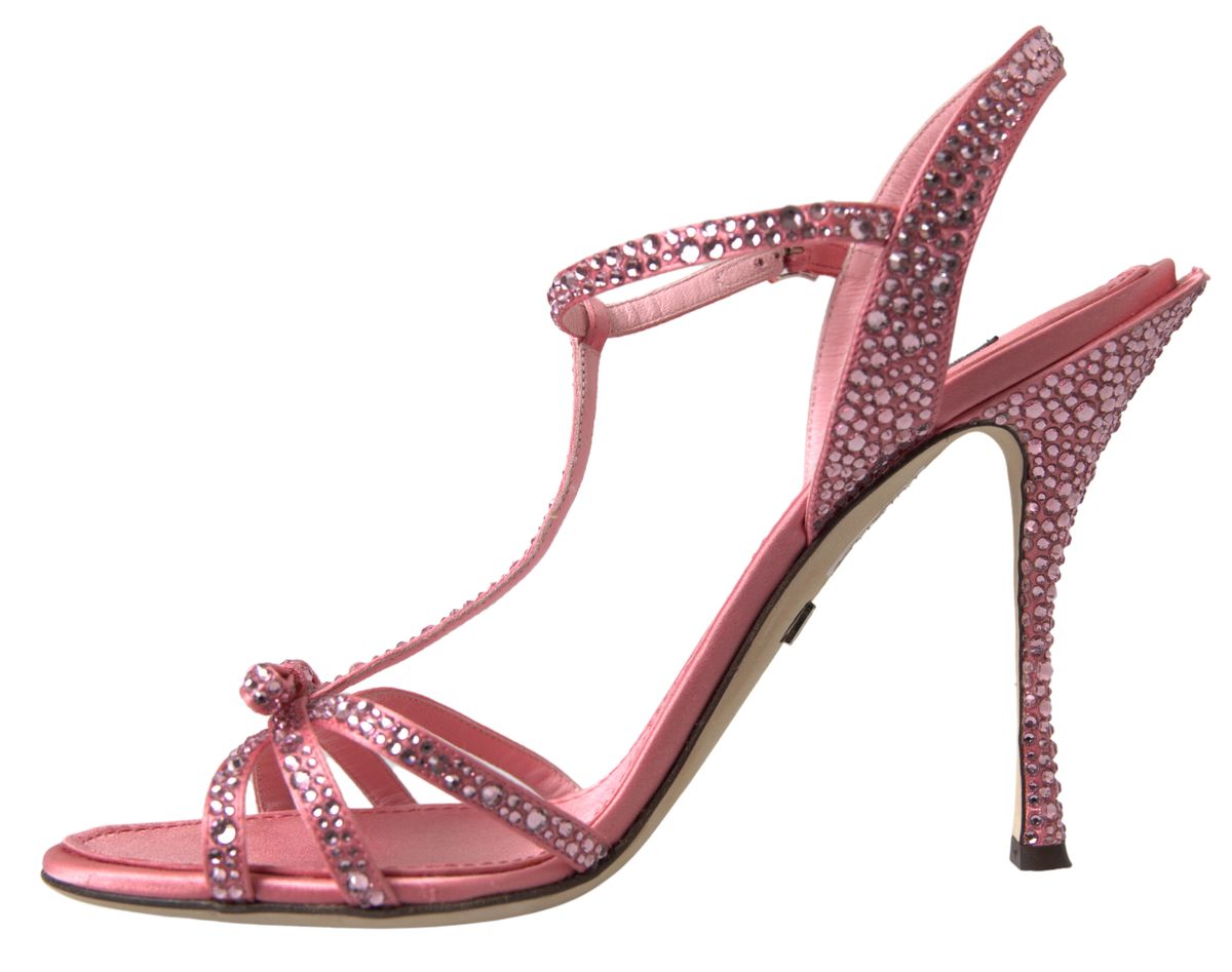 Elegant Pink Ankle Strap Sandals