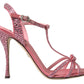 Elegant Pink Ankle Strap Sandals