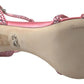 Elegant Pink Ankle Strap Sandals