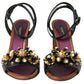 Elegant Embellished Leather Sandals