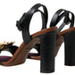 Elegant Embellished Leather Sandals