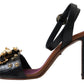 Elegant Embellished Leather Sandals