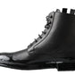 Elegant Leather Zipper Ankle Boots