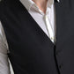 Elegant Black Martini Slim Fit 3-Piece Suit