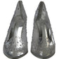 Crystal Embellished Transparent Pumps