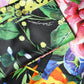 Multicolor Floral Print Silk Blazer Jacket
