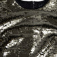Silver Sequined Nylon Sheath Sleeveless Mini Dress