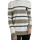Multicolor Stripe Wool Logo Pullover Sweater