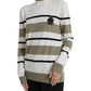 Multicolor Stripe Wool Logo Pullover Sweater