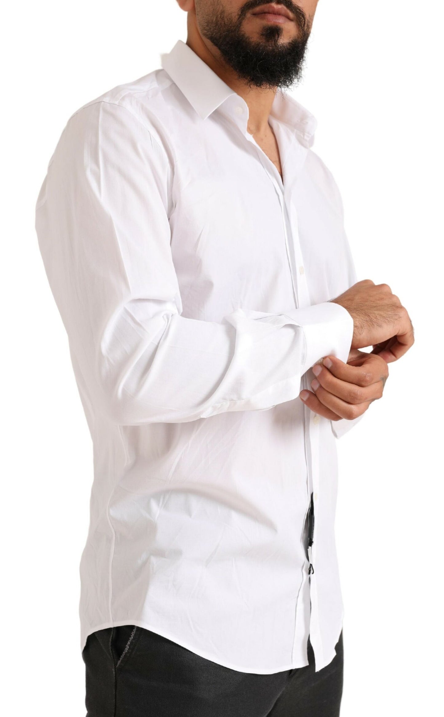 Elegant Slim Fit Cotton Dress Shirt