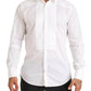 White GOLD Formal Cotton Tuxedo Dress Shirt