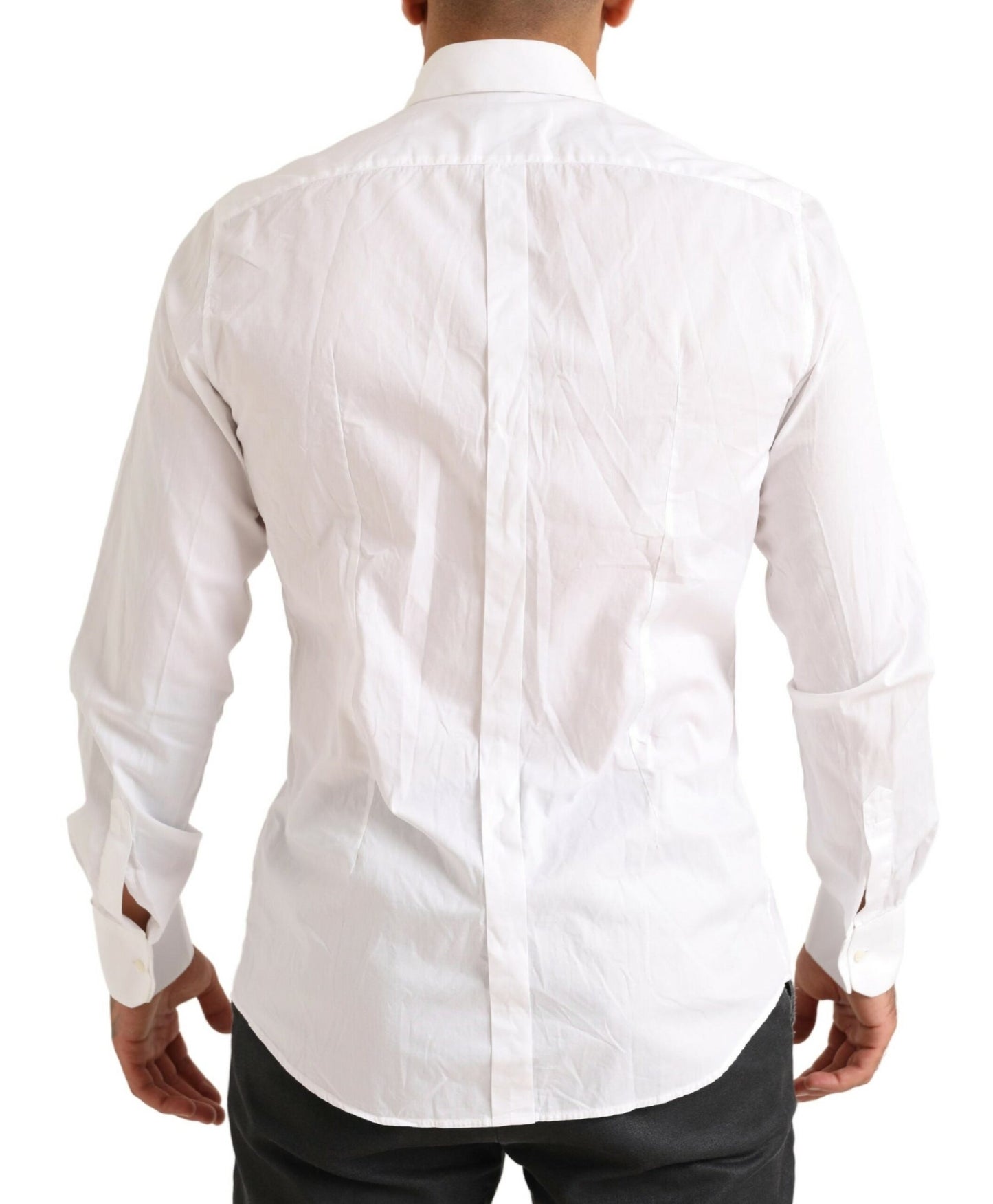 White GOLD Formal Cotton Tuxedo Dress Shirt