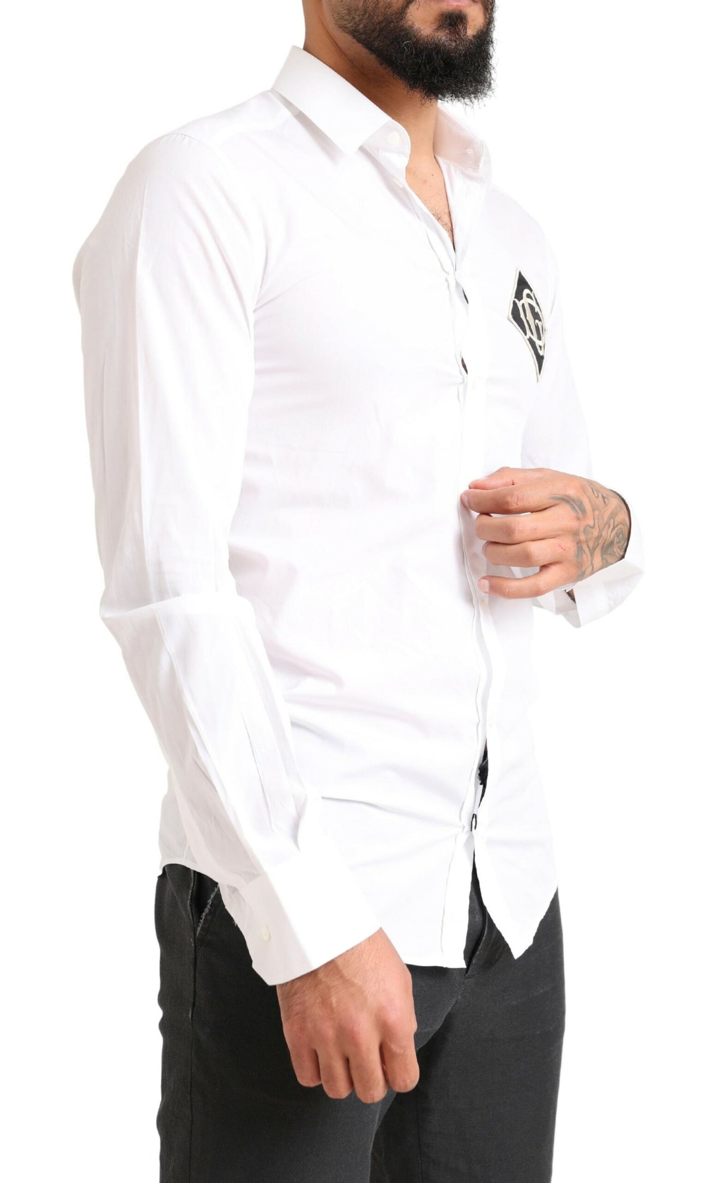 Slim Fit Italian Cotton Dress Shirt