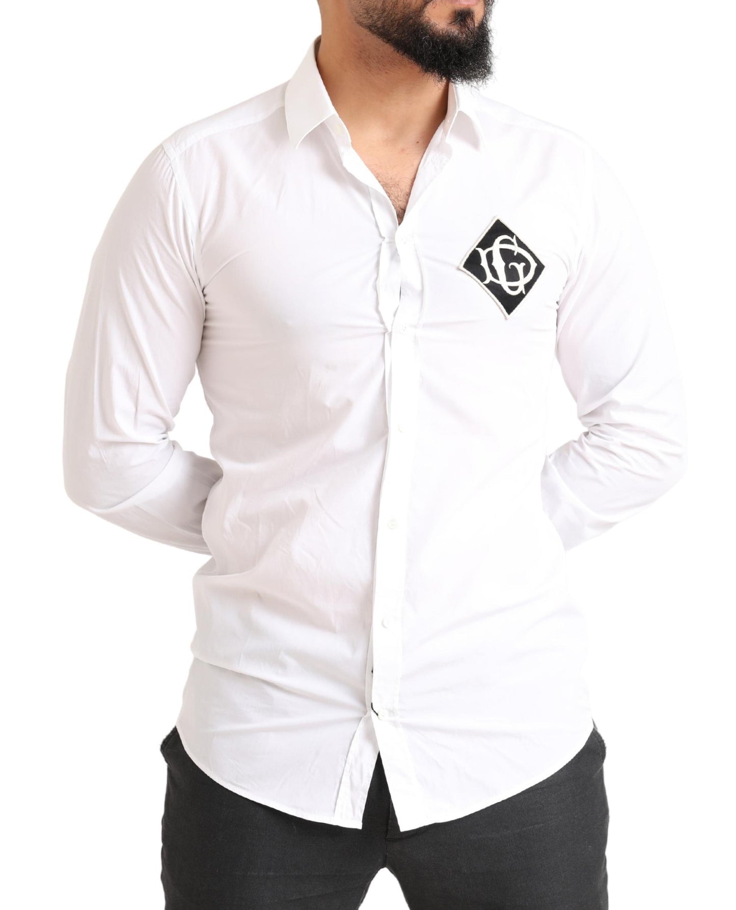 Slim Fit Italian Cotton Dress Shirt