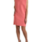 Pink Virgin Wool Sleeveless Mini Dress